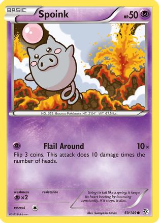 Spoink 59/149 - Boundaries Crossed - Poke-Collect