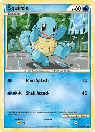 Squirtle 63/95 - HSUnleashed - Poke-Collect