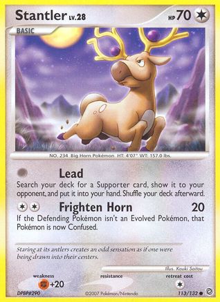 Stantler 113/132 - Secret Wonders Reverse Holofoil - Poke-Collect