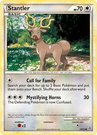 Stantler 64/95 - HSUnleashed Reverse Holofoil - Poke-Collect