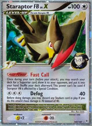 Staraptor FB LV.X 147/147 - Supreme Victors Holofoil - Poke-Collect