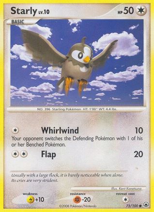 Starly 75/100 - Majestic Dawn Reverse Holofoil - Poke-Collect