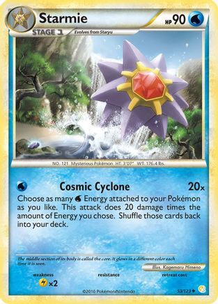 Starmie 53/123 - HeartGold & SoulSilver - Poke-Collect