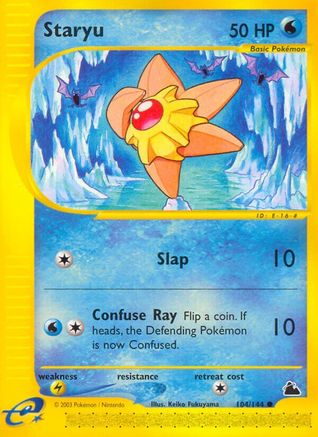 Staryu 104/144 - Skyridge Reverse Holofoil - Poke-Collect