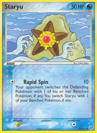 Staryu 77/107 - Deoxys Reverse Holofoil - Poke-Collect