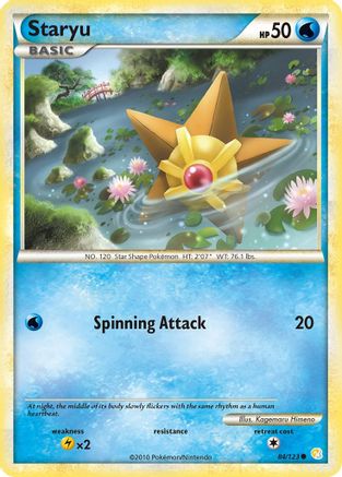 Staryu 84/123 - HeartGold & SoulSilver Reverse Holofoil - Poke-Collect