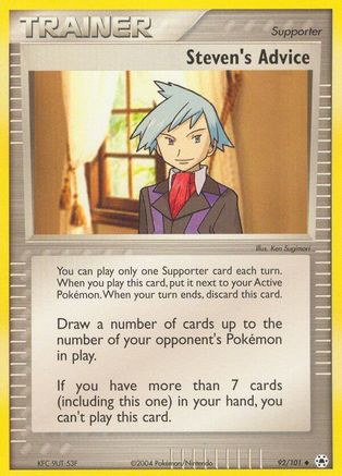 Steven's Advice 92/101 - Hidden Legends Reverse Holofoil - Poke-Collect