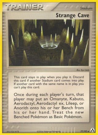 Strange Cave 77/92 - Legend Maker Reverse Holofoil - Poke-Collect