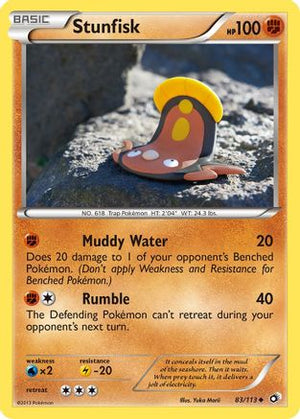 Stunfisk 83/113 - Legendary Treasures Reverse Holofoil - Poke-Collect