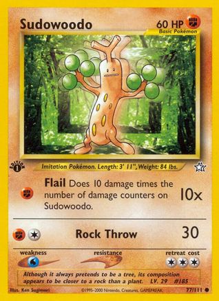 Sudowoodo 77/111 - Neo Genesis Unlimited - Poke-Collect