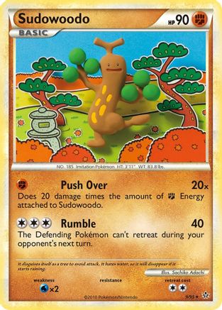 Sudowoodo 9/95 - HSUnleashed Reverse Holofoil - Poke-Collect