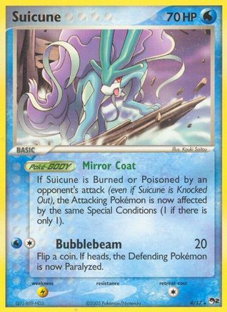 Suicune 4/17 - POP Series 2 Holofoil - Poke-Collect