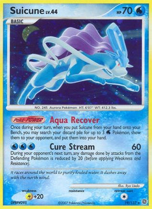 Suicune 19/132 - Secret Wonders Holofoil - Poke-Collect