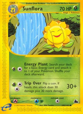 Sunflora 105/144 - Skyridge - Poke-Collect