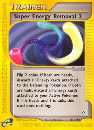 Super Energy Removal 2 134/147 - Aquapolis - Poke-Collect