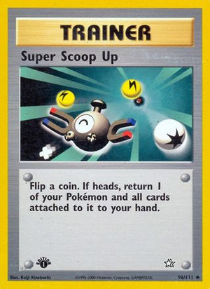 Super Scoop Up 98/111 - Neo Genesis 1st Edition - Poke-Collect