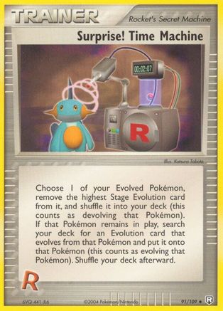 Surprise! Time Machine 91/109 - Team Rocket Returns Reverse Holofoil - Poke-Collect