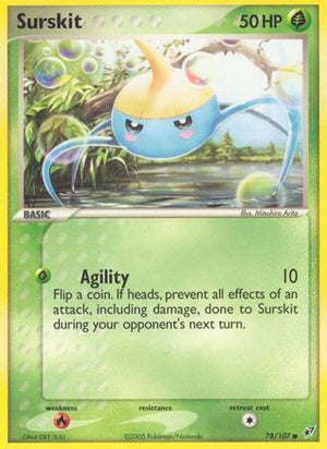 Surskit 78/107 - Deoxys Reverse Holofoil - Poke-Collect