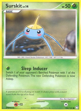 Surskit 104/123 - Mysterious Treasures - Poke-Collect