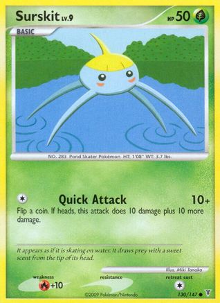Surskit 130/147 - Supreme Victors Reverse Holofoil - Poke-Collect