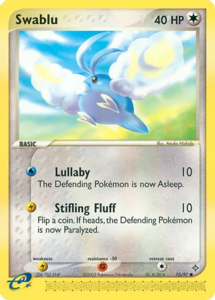 Swablu 75/97 - Dragon Reverse Holofoil - Poke-Collect