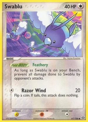 Swablu 67/106 - Emerald Reverse Holofoil