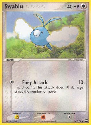 Swablu 66/108 - Power Keepers - Poke-Collect