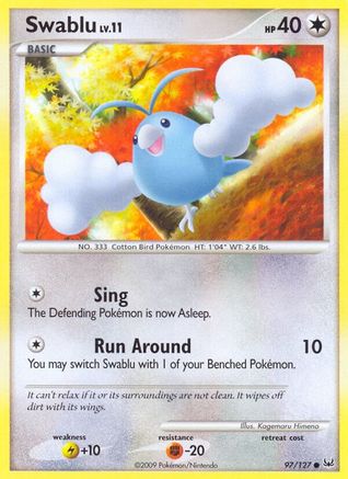 Swablu 97/127 - Platinum Reverse Holofoil - Poke-Collect