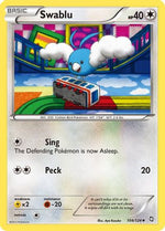 Swablu 104/124 - Dragons Exalted Reverse Holofoil - Poke-Collect