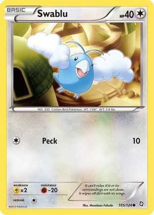 Swablu 105/124 - Dragons Exalted - Poke-Collect