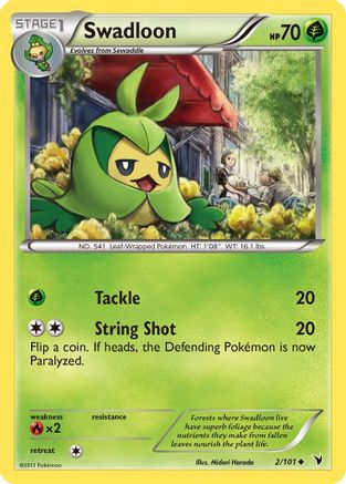 Swadloon 2/101 - Noble Victories - Poke-Collect