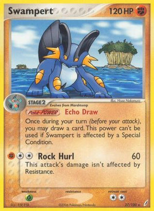 Swampert 27/100 - Crystal Guardians Reverse Holofoil - Poke-Collect