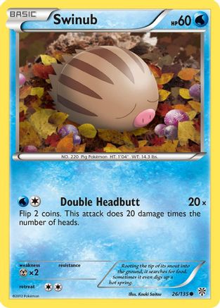 Swinub 26/135 - Plasma Storm - Poke-Collect