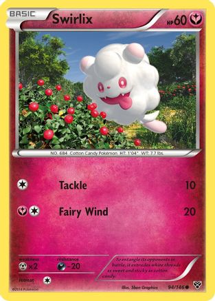 Swirlix 94/146 - XY Reverse Holofoil - Poke-Collect