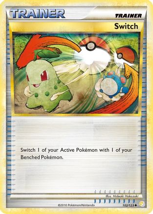 Switch 102/123 - HeartGold & SoulSilver Reverse Holofoil - Poke-Collect