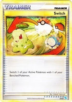 Switch (Gyarados) 28 - HGSS Trainer Kit Gyarados & Raichu - Poke-Collect