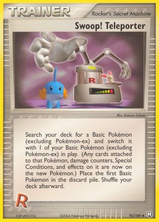Swoop! Teleporter 92/109 - Team Rocket Returns - Poke-Collect