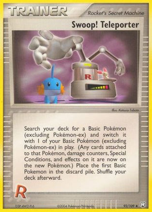 Swoop! Teleporter 92/109 - Team Rocket Returns Reverse Holofoil - Poke-Collect