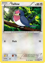 Taillow 112/149 - Boundaries Crossed Reverse Holofoil - Poke-Collect