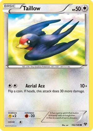 Taillow 102/146 - XY Reverse Holofoil