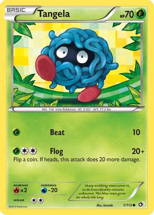 Tangela 1/113 - Legendary Treasures Reverse Holofoil - Poke-Collect