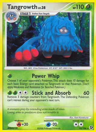 Tangrowth 10/106 - Great Encounters Reverse Holofoil - Poke-Collect