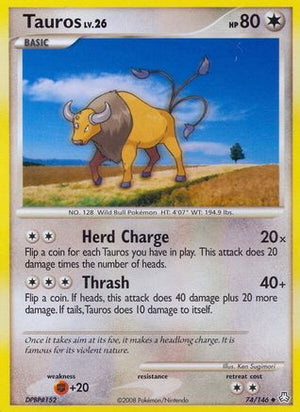 Tauros 74/146 - Legends Awakened Reverse Holofoil - Poke-Collect