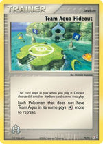 Team Aqua Hideout 78/95 - Team Magma vs Team Aqua Reverse Holofoil - Poke-Collect