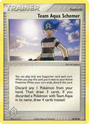 Team Aqua Schemer 69/95 - Team Magma vs Team Aqua Reverse Holofoil - Poke-Collect