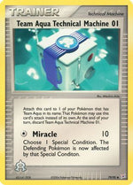 Team Aqua Technical Machine 01 79/95 - Team Magma vs Team Aqua Reverse Holofoil - Poke-Collect