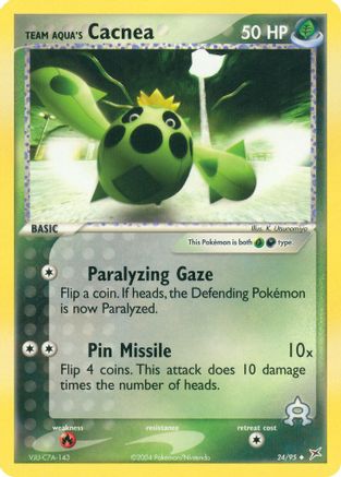 Team Aqua's Cacnea 24/95 - Team Magma vs Team Aqua - Poke-Collect