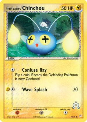Team Aqua's Chinchou 49/95 - Team Magma vs Team Aqua Reverse Holofoil - Poke-Collect