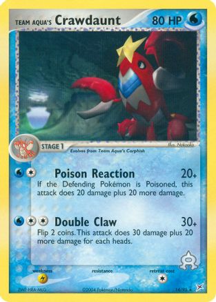 Team Aqua's Crawdaunt 14/95 - Team Magma vs Team Aqua - Poke-Collect