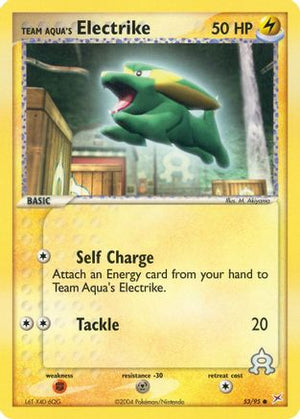 Team Aqua's Electrike 53/95 - Team Magma vs Team Aqua Reverse Holofoil - Poke-Collect